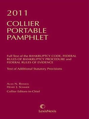 cover image of Collier Pamphlet